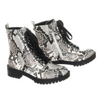 Guess-Botines punta redonda cierre a cordones FL7HIEPEL10 para Mujer