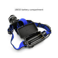 Linterna Frontal LED De Aleación De Aluminio 4-Modos Zoom Potente Recargable 18650 Impermeable Para Camping Caza - details 5