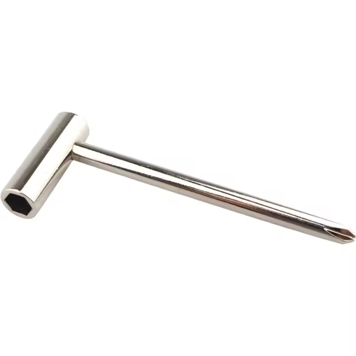 Guitar Truss Rod Wrench/Luthier Destornillador para guitarras, Plata - 1