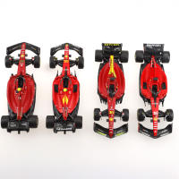 Burago - Set de 4 coches Ferrari F1-75 y SF-23 escala 1:43, réplicas de los vehículos de Charles Leclerc y Carlos Sainz, temporadas 2022 y 2023, diseño detallado y realista, acabados de alta calidad, licencia oficial y presentación en caja expositora - details 5