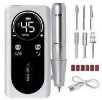 Máquina De Uñas Eléctrica Portátil Profesional 45000RPM Bajo Ruido Recargable Para Manicura Y Peluquería En Salón - details 0
