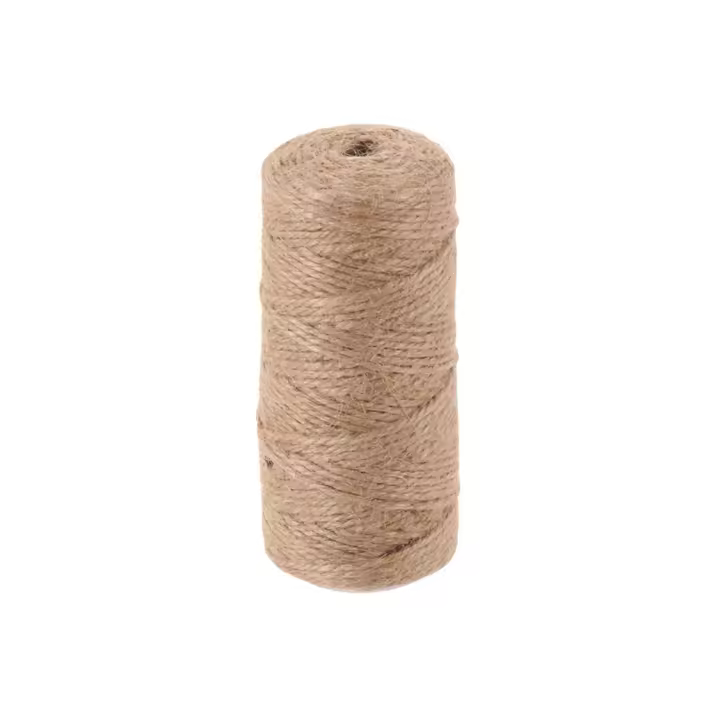 Cordón De Jute Natural Para Gatos Y Mascotas 10/50/100 Metros Hilo De Jute Para Rascado De Gatos Cinta De Burlap Para Empaquetado De Regalos Bodas Y Fiestas - 1
