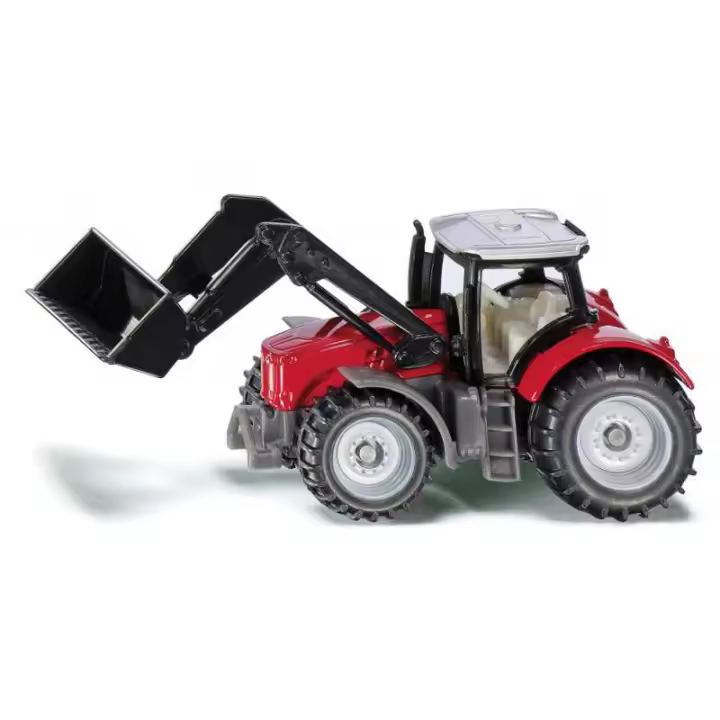 Siku Massey Ferguson con Pala Correpasillos - Blister | Diversión Al Aire Libre, Calidad Duradera - 1