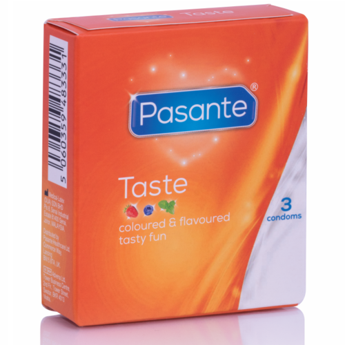 Preservativos Sabores 3 Unidades - Pasante