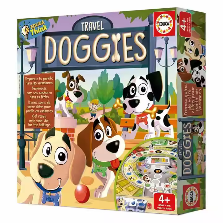 Educa Juego Educativo Travel Doggies Multicolor - 1
