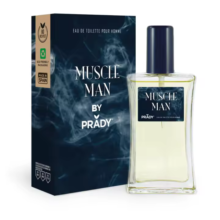 XHC BRICO - PRADY - Colonia para Hombre - Muscle Man - 90ml - 1
