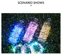 Luces De Cadena LED Con Hilo De Cobre 2M 3M 5M 10M Para Decoración De Fiesta De Boda Y Navidad Iluminación De Guirnalda Eléctrica Al Piloto - details 8