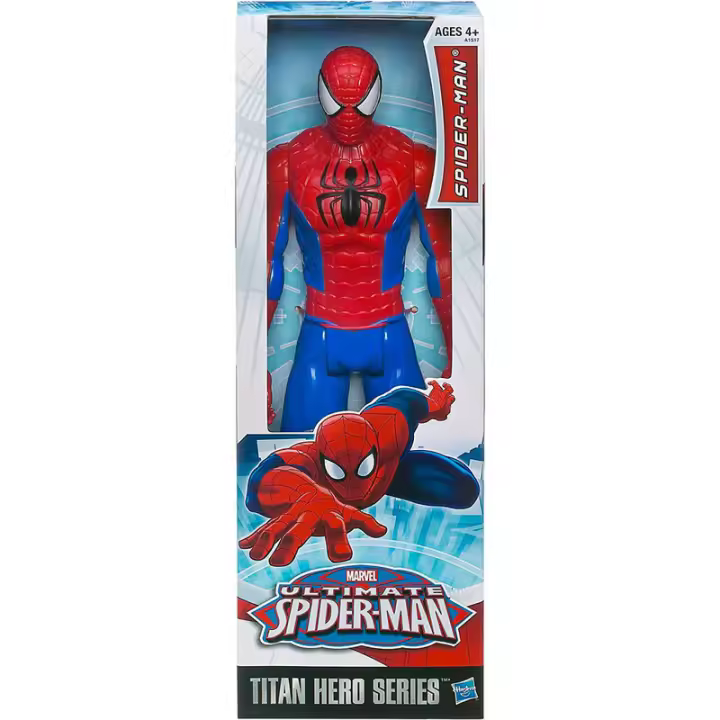 Figura Titan Hero Spiderman Ultimate Marvel 30cmFigura  Coleccionable - Idea de Regalo- Mercancia Oficial - Juguetes para Niños y Adultos - Movies Fans - Muñeco para Coleccionistas y Exposición - 1