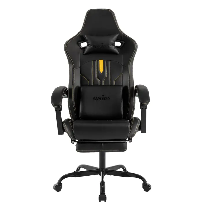 Silla de Orden ergonómico con soporte lumbar Negro - 1