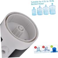 Dispensador de agua eléctrico USB-C, bomba automática portátil para botellas de 5, 8, 10, 15 y 20 litros y botellas de vidrio, para camping, oficina, gimnasio, color negro - details 3