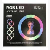 Aro de Luz LED para Selfie y Video – 12/26/36 cm con Soporte para Móvil y Niveles de Luz Ajustables, sin trípode - details 1