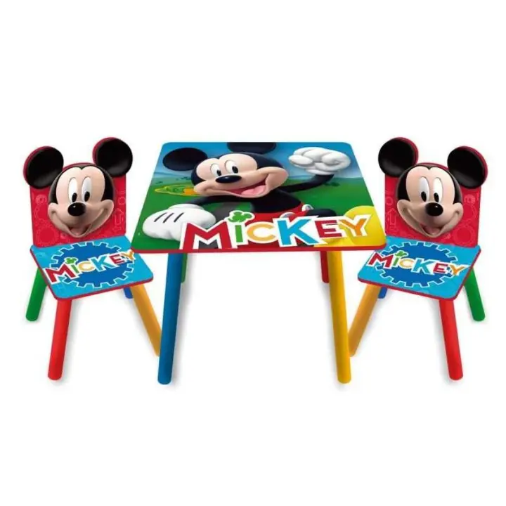Mesa de Madera Infantil Mickey Mouse Disney con sillas Mickey Mouse - 1