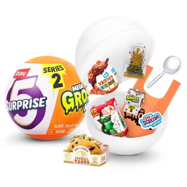 Capsula sorpresa con miniaturas caricatura asquerosas de 5 Surprise - 1