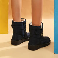 Botas De Nieve Impermeables Para Mujer 2023 Con Plush Grueso Antideslizantes Y Cálido Zapatos De Invierno Con Plush Interior Botas De Plataforma Tallas 35-44 - details 11