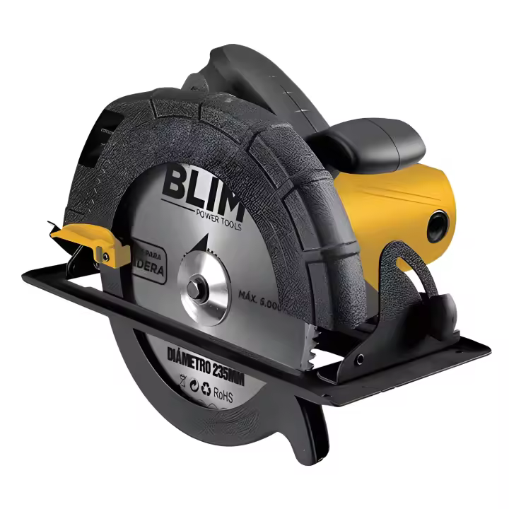 Blim sierra circular 235mm - potencia 2200w - velocidad 5000rpm - empuñadura ergonomica - cubierta de seguridad - 1