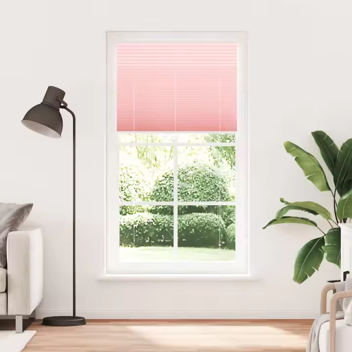 Estor Plisado rosa 105x200 cm Tela Ancho 104,4 cm Poliéster - 1