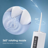 Fregadero Oral Portátil Irrigador De Agua Jeta Dental Herramientas De Limpieza De Dientes 230ML 4 Boquillas Máquina De Limpieza De Bocas - details 4