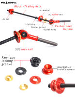 Juego De Tornillos Rápidos Para Bicicleta De Aluminio Y Titanio Ultraligero Con Palanca De Hub Para MTB Y Carretera Ti Skewers Para Marco 100/130 100/135 - details 5