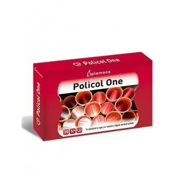 Plameca Policol One 30 Cápsulas | Suplemento Natural para Reducir Colesterol y Mejorar Salud Cardiovascular y Hepática | Apto para Veganos, Sin Gluten ni Lactosa | Apoya el Control del Colesterol LDL | Suplemento de Alta Calidad - 1