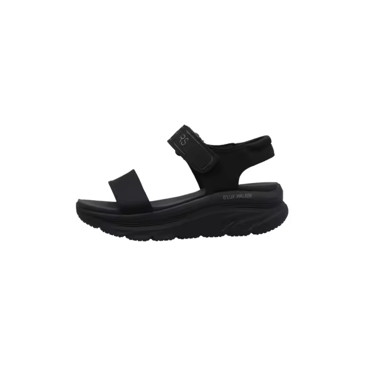 Skechers D'LUX WALKER Sandalias Planas Mujer Negro - 1