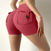 Shorts Deportivos Para Mujer Con Bolsillos High Waist Tights Leggings Fitness Ciclismo Push up Scrunch Ropa De Gimnasio - details 16