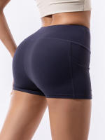Shorts De Yoga Para Mujer De Cintura Alta Escultora Quick-Dry Transpirable Estilo Deportivo Para Correr Ciclar Yoga Fitness - details 15