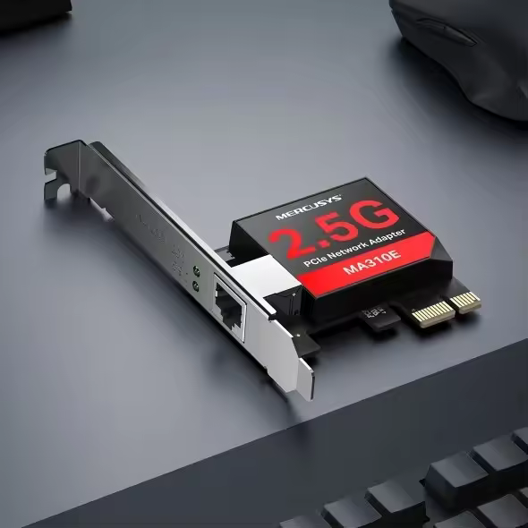 Mercusys - Tarjeta de red PC MA310E para conexión Ethernet rápida y estable, compatible con Windows y Linux, diseño compacto y plug-and-play - 1