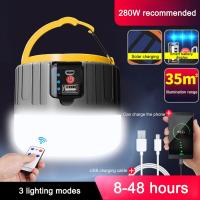 Luz de camping recargable, Luz LED solar recargable, recargable Luz inalámbrica, Agua Integrada de 2500 mAh, Agua IPX6 resistant to, 5 Modos de trabajo, para camping, Cueva, melocotón, color Negro - details 0