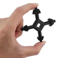 Llave De Rosca Cruzada 4 En 1 Para Taladro Llave De Chuck Multifuncional De Carbono Acero Tamaños 6mm 9mm 10mm 13mm Para La Mayoría De Los Taladros/Herramientas Eléctricas - details 4
