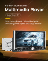 Radio De Coche Universal 1 Din Con Wireless CarPlay Y Android Auto Pantalla Multimedia MP5 De 6.9 Pulgadas Reproductor De Vídeo Con USB Y FM - details 0