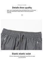 Pantalones Elásticos De Seda Para Hombre Y Mujer Nuevo Verano Estilo Delgado Casual Deportivo Comodidad Pierna Recta Trenzados - details 9