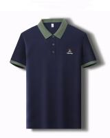 Camisa Polo Para Hombre Con Bordado De Oso Cartoon Manga Corta Estilo Casual Transpirable Para Verano 2024 Comodidad Y Brevedad - details 2