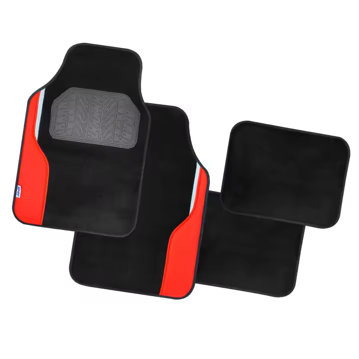 Juego de 4 Alfombras Para Coche, Alfombrillas Universales para Coche,Antideslizantes y Resistentes - 1