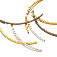 100pcs Lotes De Bolas De Espaciador Curvas Para Pulseras Y Collares DIY Accesorios De Joyería De Cobre Metálico Forma Redonda - details 2