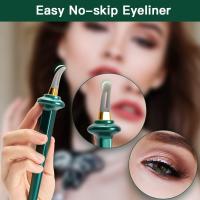 Herramientas de guía para delineadores de ojos, pinceles de silicona reutilizables, pinceles delineadores de ojos a prueba de agua, pinceles para sombras de ojos para manos temblorosas, instrumentos de maquillaje para principiantes - details 0