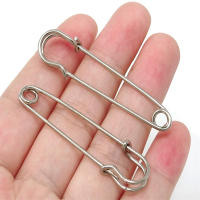 20pcs Agujas De Seguridad Grandes Para Broches Base Gancho Herramientas De Metal Para DIY Joyería De Cerraduras Y Accesorios De Artesanía - details 1