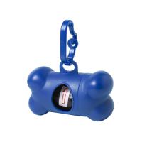 Dispensador de Bolsas para excrementos de Perros con Forma de Hueso - Soporte para Bolsas para excrementos de Mascotas (Incluye 1 Rollo de 15 Bolsas) Dispensador de Bolsas para Recogida de Colores Aleatorios (7 Colores) - details 2