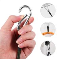 Cuerda De Camping Elástica Con Ganchos Para Lashen Tira De Cordón Para Actividades Al Aire Libre Y Deportes Material De Latex - details 2