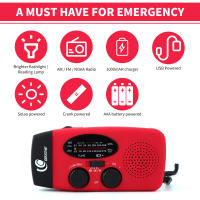 Mini radio de emergencia con función de iluminación - details 3
