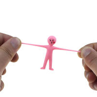 10Pcs Juguetes De Plegado Elástico Novedosos Juguetes Antiestrés Coloridos Amarillos Alivio Del Estrés Regalos De TPR Suave Plástico Creativo Muñeco Juguetes Para Adultos Y Adolescentes - details 5