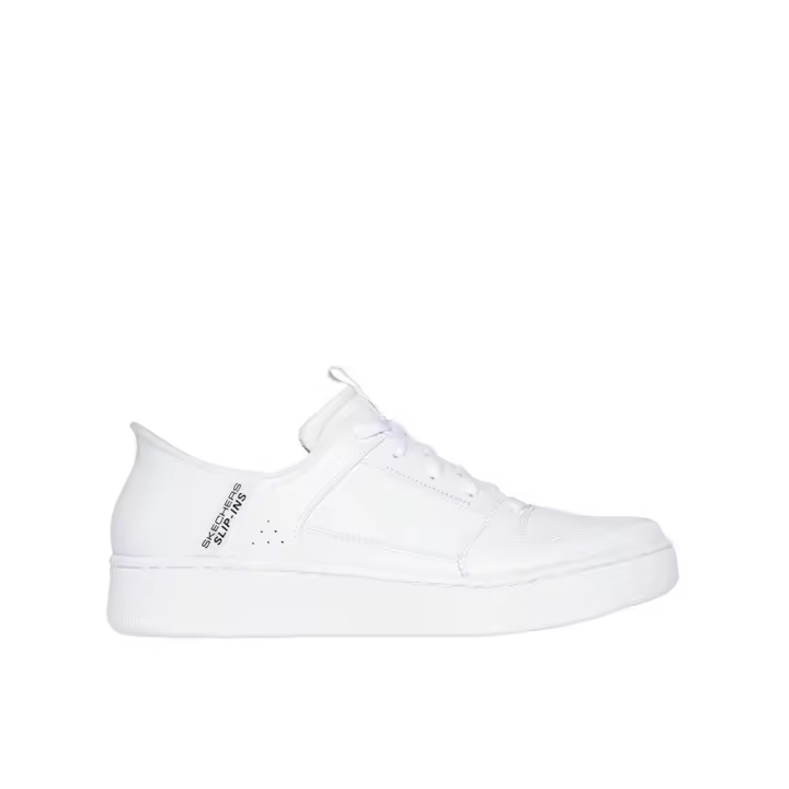 Skechers 232445_WHT Zapatillas Slip-On para hombre blancas en piel y sintético 81797 - 1