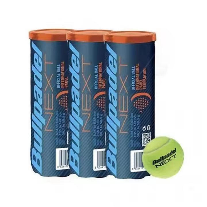 Bullpadel Fip Next Pelota de Padel - Pack 3 Botes de Bolas - Alta Durabilidad y Resistencia - 1