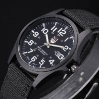 Reloj para hombre, diseño resistente al agua, sencillo y versátil, correa de nailon unisex, reloj de hombre de moda. - details 1