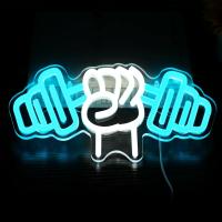 Neón Dumbbell Para Decoración De Hogar Y Dormitorio LED Deportes Y Gimnasio Regalo Para Hombres Y Mujeres Decoración De Pared - details 4