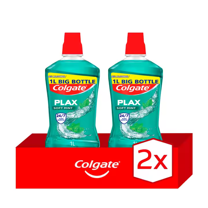 ENJUAGUE COLGATE PLAX MULTIPROTECCIÓN 1L. Pack de 2 - 1