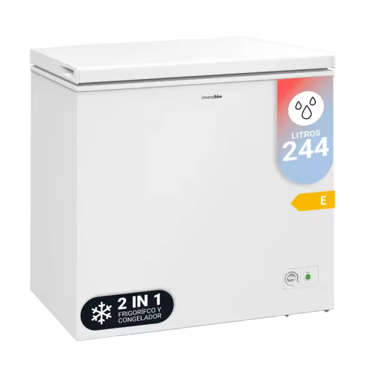 Congelador 2 en 1 Blanco 244L | UNIVERSALBLUE - 1