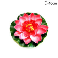 Ornamento De Loto Artificial Para Acuario Y Jardín Plantas Flotantes De Loto Coloridas 10/18cm Decoración De Paisaje Acuático - details 3
