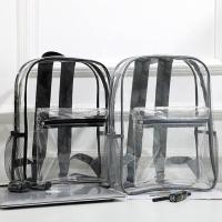 Mochila Deportiva De PVC Transparente Impermeable Para Viajes Y Fitness Gran Capacidad Con Hombros Visibles Bolsa De Viaje Casual - details 7