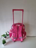 Princesas Disney, Mochila Carro Princesas Disney, Trolley Princesas Disney, Mochila Carrito, Mochila con Ruedas Princesas Disney + Botella,  Niña, Infantil, Color Rosa, Dimensiones: mochila: 33 x 24 x 8 cm, con carrito: 56 x 24 x 12 cm. Kiglam - details 1