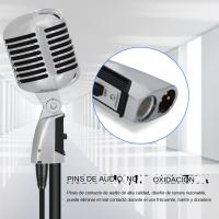 LEUS LAC50 - 55SH Micrófono Dinámico Profesional Vintage Clásico Para Voz Para Presentaciones En Directo Karaoke - details 7